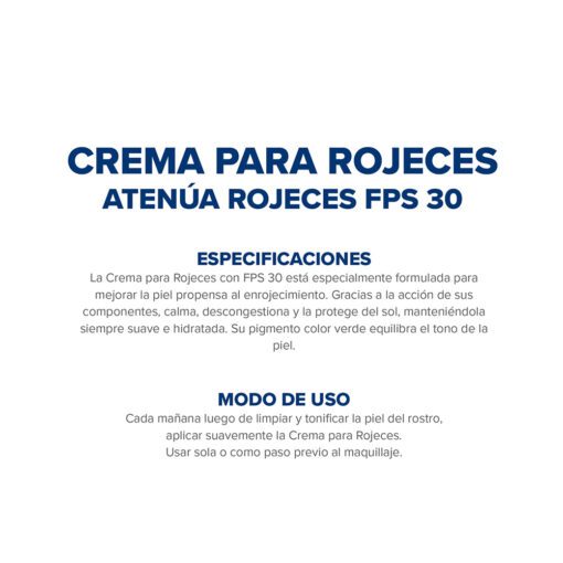 ANTI ROJECES FACIAL FPS30 EMULSIÓN X 50 G - Imagen 2