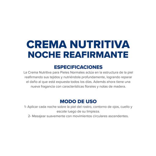 NUTRITIVA FACIAL PIEL NORMAL NOCHE CREMA X 70 G - Imagen 4