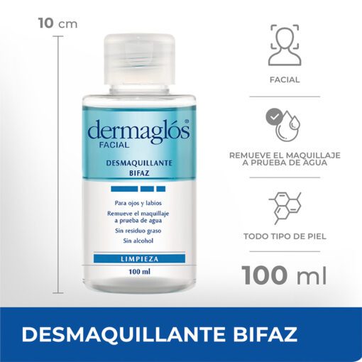 DESMAQUILLANTE OJOS BIFAZ LOCIÓN X 100 ML - Imagen 4