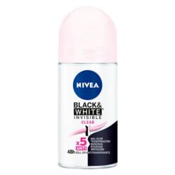 NIVEA INVISIBLE BLACK & WHITE CLEAR ANTITRANSPIRANTE ROLL-ON X 50 ML