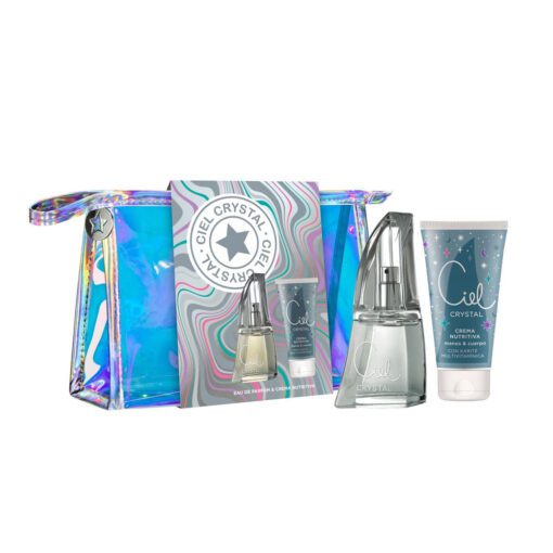 SET CIEL CRYSTAL EDT X 50 ML + CREMA PERFUMADA + NECESSAIRE
