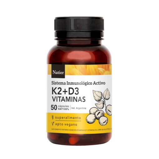 VITAMINA K2 + D3 CÁPSULAS X 50