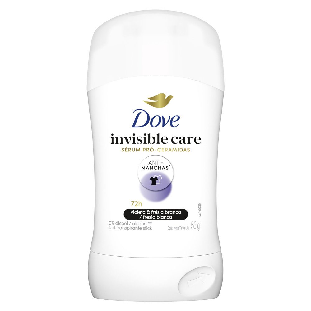DOVE INVISIBLE CARE BARRA ANTITRANSPIRANTE X 50 G