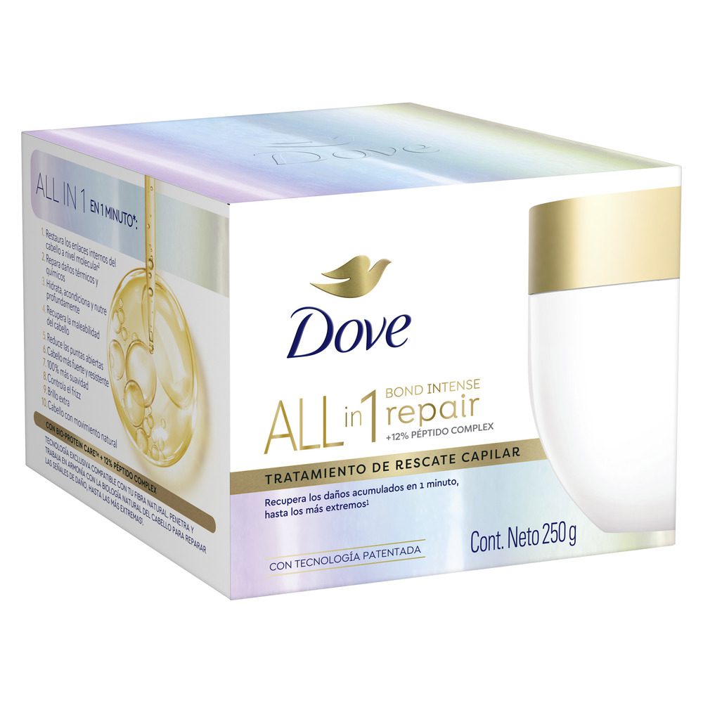 MÁSCARA DE TRATAMIENTO DOVE BOND INTENSE REPAIR X 250 G - Imagen 8