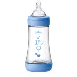 MAMADERA PERFECT 5 2M+ FLUJO MEDIO CELESTE X 240 ML