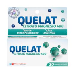 QUELAT CITRATO DE MAGNESIO 400 COMPRIMIDOS X 30