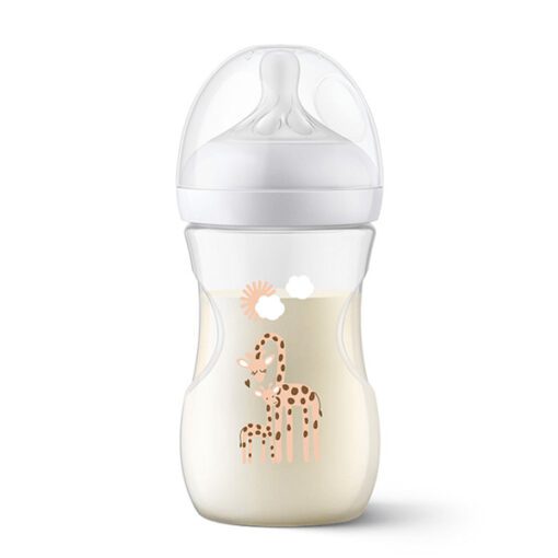 MAMADERA NATURAL RESPONSE X 260 ML - JIRAFA - Imagen 2