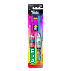 TROLLS 3+ AÑOS CEPILLO DENTAL X 2 U