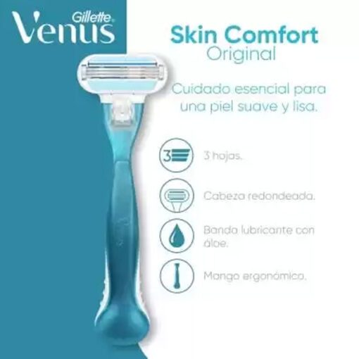 GILLETTE VENUS ESSENTIAL CARE MÁQUINA - Imagen 2