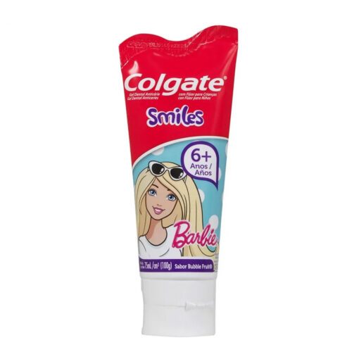 SMILES BARBIE 6+ AÑOS CREMA DENTAL X 75 ML - Imagen 2