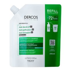 DERCOS ANTI CASPA NORMAL A GRASO SHAMPOO REFILL X 400 ML