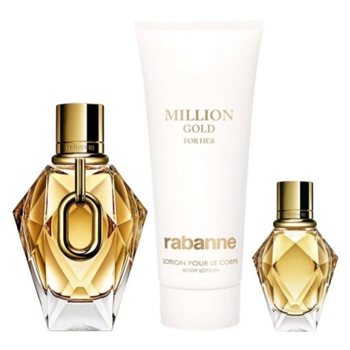 COFRE MILLION GOLD FOR HER EDP X 90 ML + BODY LOTION - Imagen 2