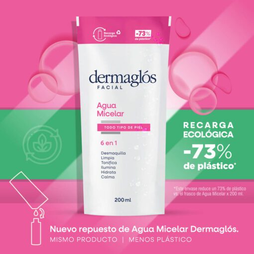 AGUA MICELAR 6 EN 1 REFILL X 200 ML - Imagen 4