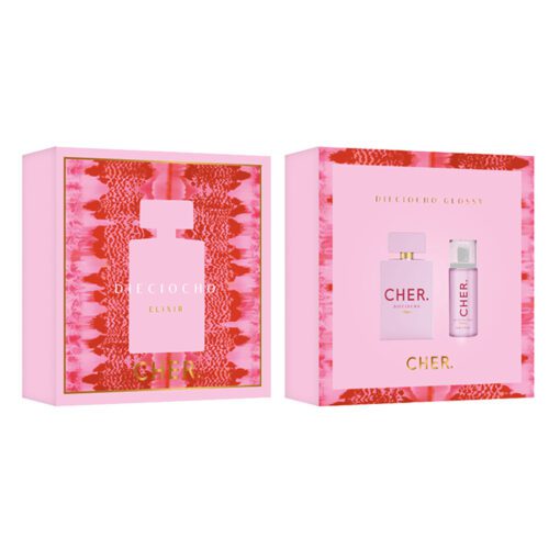 SET DIECIOCHO GLOSSY EDP X 100 ML + BODY SPLASH X 50 ML