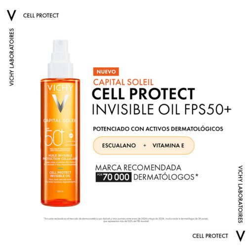CAPITAL SOLEIL SET UV-AGE DAILY FPS50 + ACEITE INVISIBLE FPS50 - Imagen 4