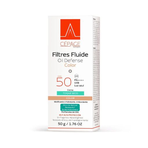 FILTRES FPS50+ OIL DEFENSE COLOR FLUIDO X 50 G - Imagen 2