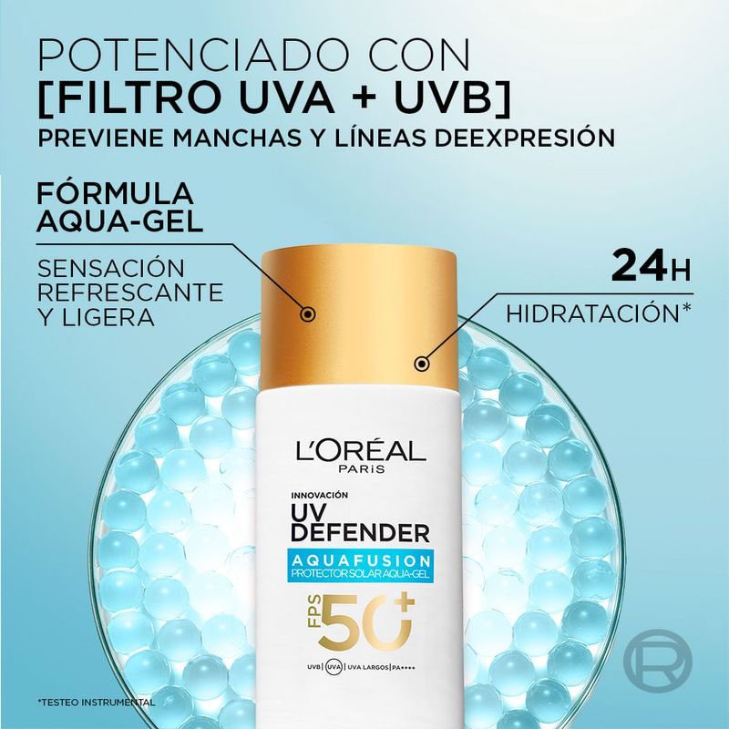 UV DEFENDER FPS50+ AQUA FUSION X 50 ML - Imagen 3
