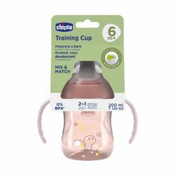 VASO TRAINING CUP 6M+ X 200 ML ROSA