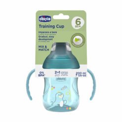 VASO TRAINING CUP 6M+ X 200 ML CELESTE
