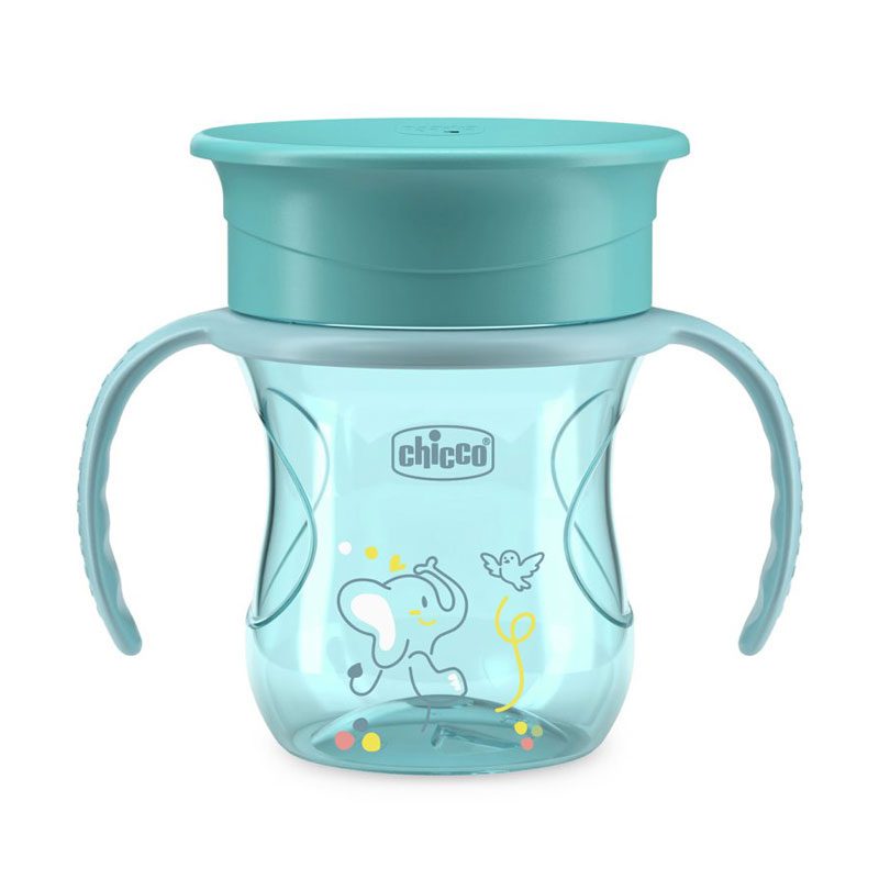 VASO PERFECT CUP 12M+ X 200 ML CELESTE - Imagen 2