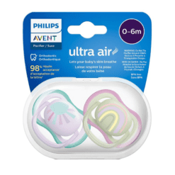 CHUPETES ULTRA AIR DECO 0-6M ROSA X 2 U