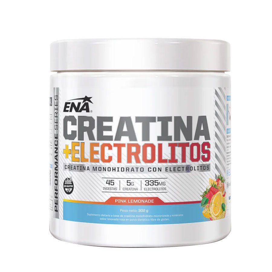 CREATINA + ELECTROLITOS PINK LEMONADE X 302 G