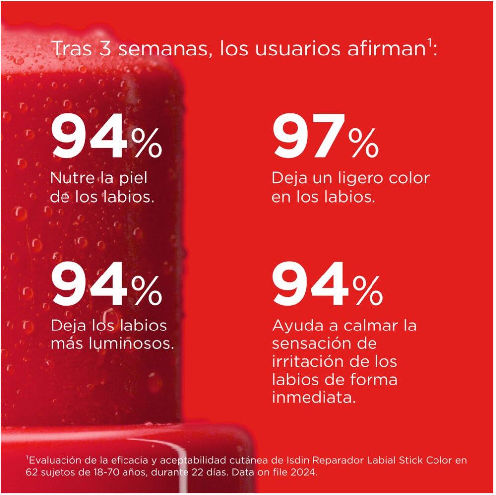 REPARADOR LABIAL STICK ROJO X 4 G - Imagen 3