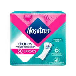 PROTECTORES DIARIOS LARGOS MAYOR PROTECCIÓN X 50 U