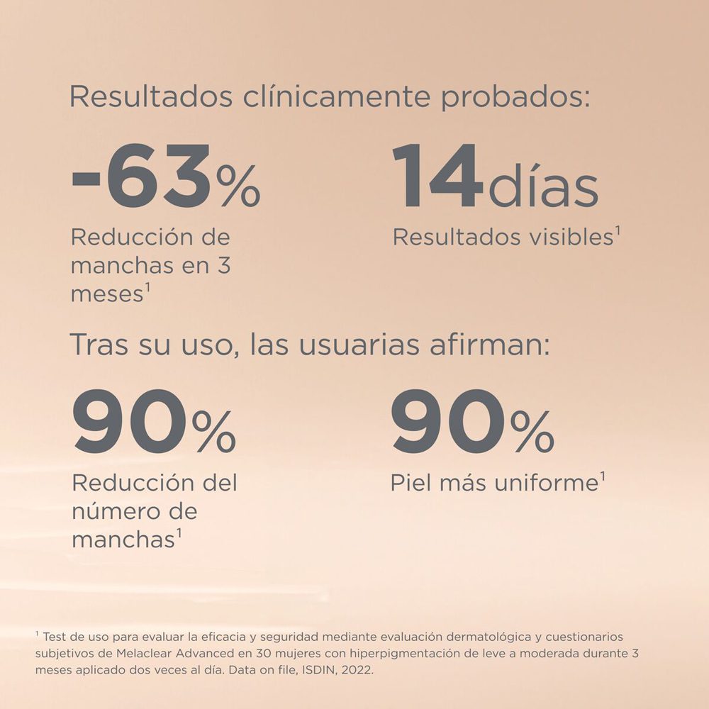 ISDINCEUTICS MELACLEAR ADVANCED 3% SERUM X 30 ML - Imagen 6