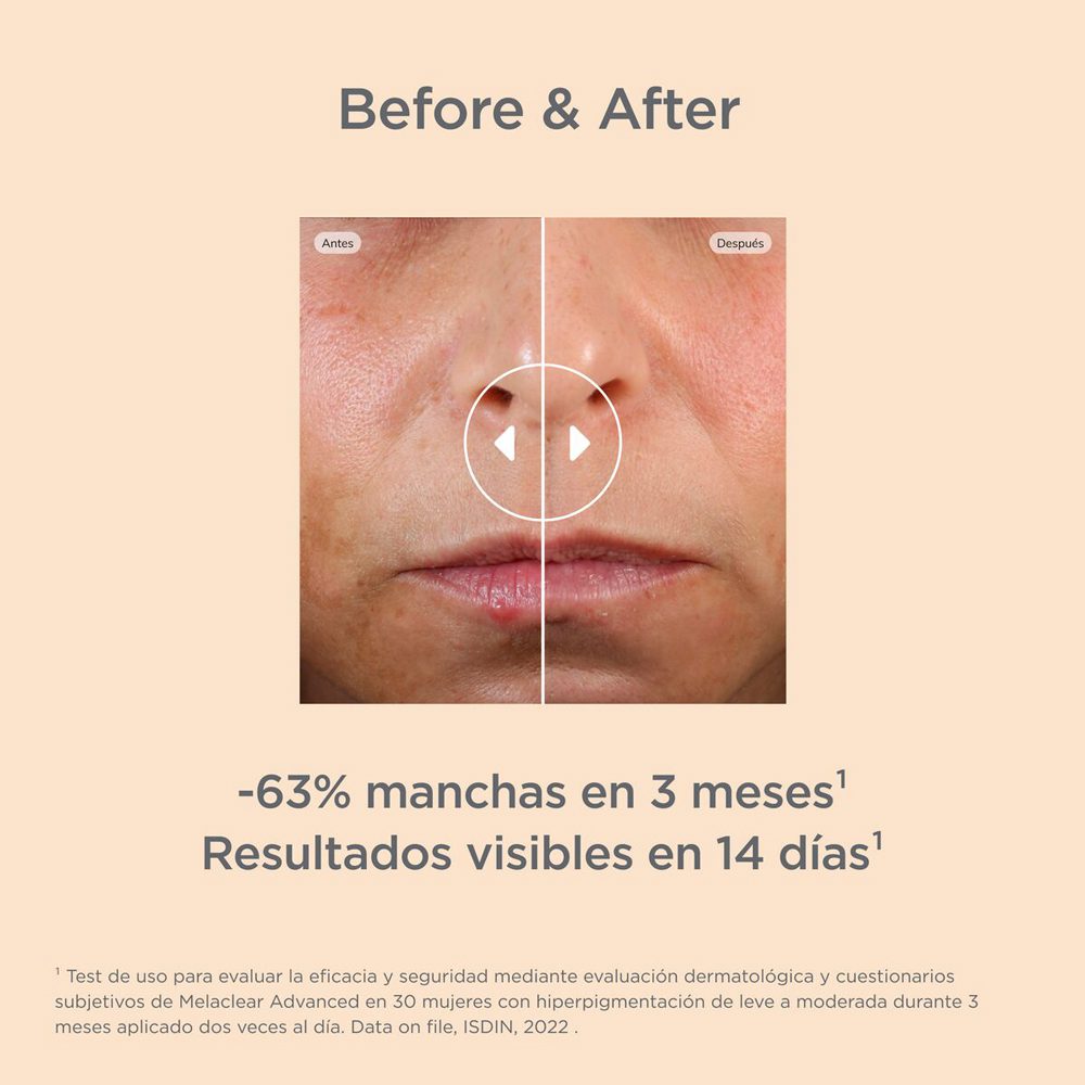 ISDINCEUTICS MELACLEAR ADVANCED 3% SERUM X 30 ML - Imagen 3