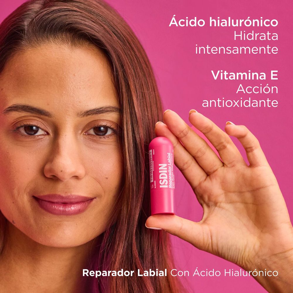 REPARADOR LABIAL STICK ROSA X 4 G - Imagen 5