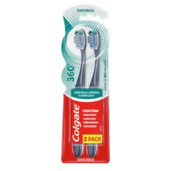 360 LIMPIEZA COMPLETA SUAVE CEPILLO DENTAL X 2 U