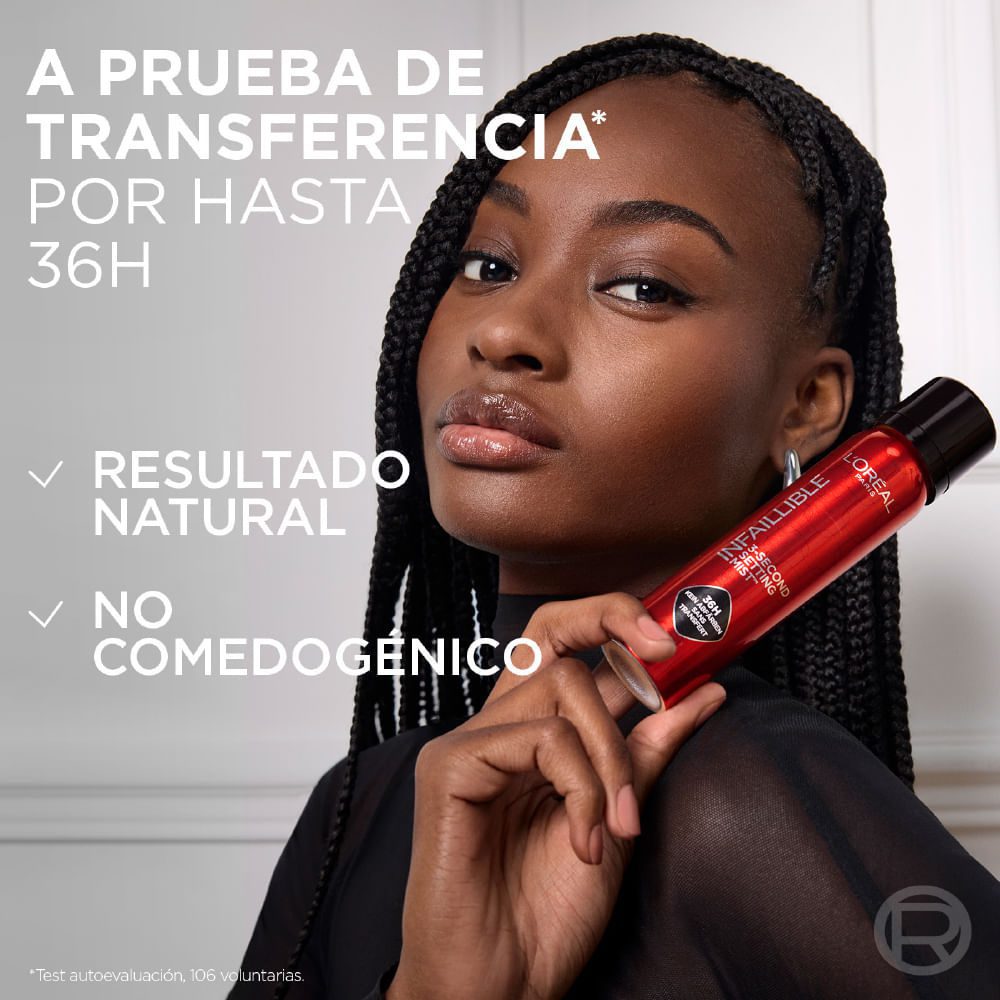 FIJADOR DE MAQUILLAJE 36HS SPRAY X 75 ML - Imagen 2