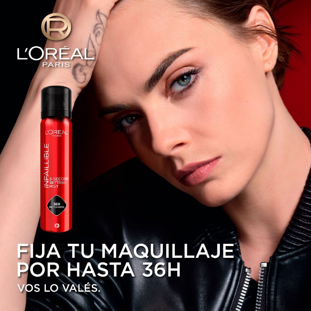 FIJADOR DE MAQUILLAJE 36HS SPRAY X 75 ML - Imagen 3