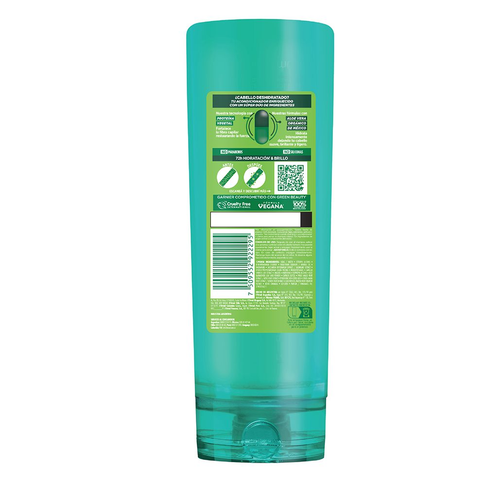 FRUCTIS ALOE HIDRA BOMB ACONDICIONADOR X 350 ML - Imagen 2