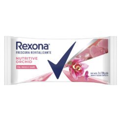 REXONA NUTRITIVE ORCHID JABÓN 120 G X 3 U