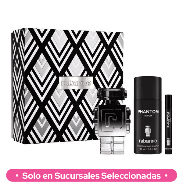 COFRE PHANTOM ELIXIR PARFUM EDP X 100 ML + DEO + MINITALLA