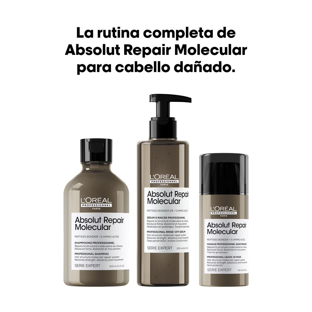 ABSOLUT REPAIR MOLECULAR SHAMPOO X 300 ML - Imagen 5