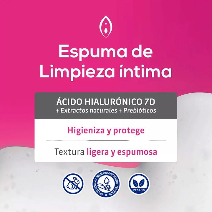INTIMY ESPUMA DE LIMPIEZA X 240 ML - Imagen 2
