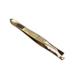 PINZA DEPILAR PUNTA DORADA (C7559)