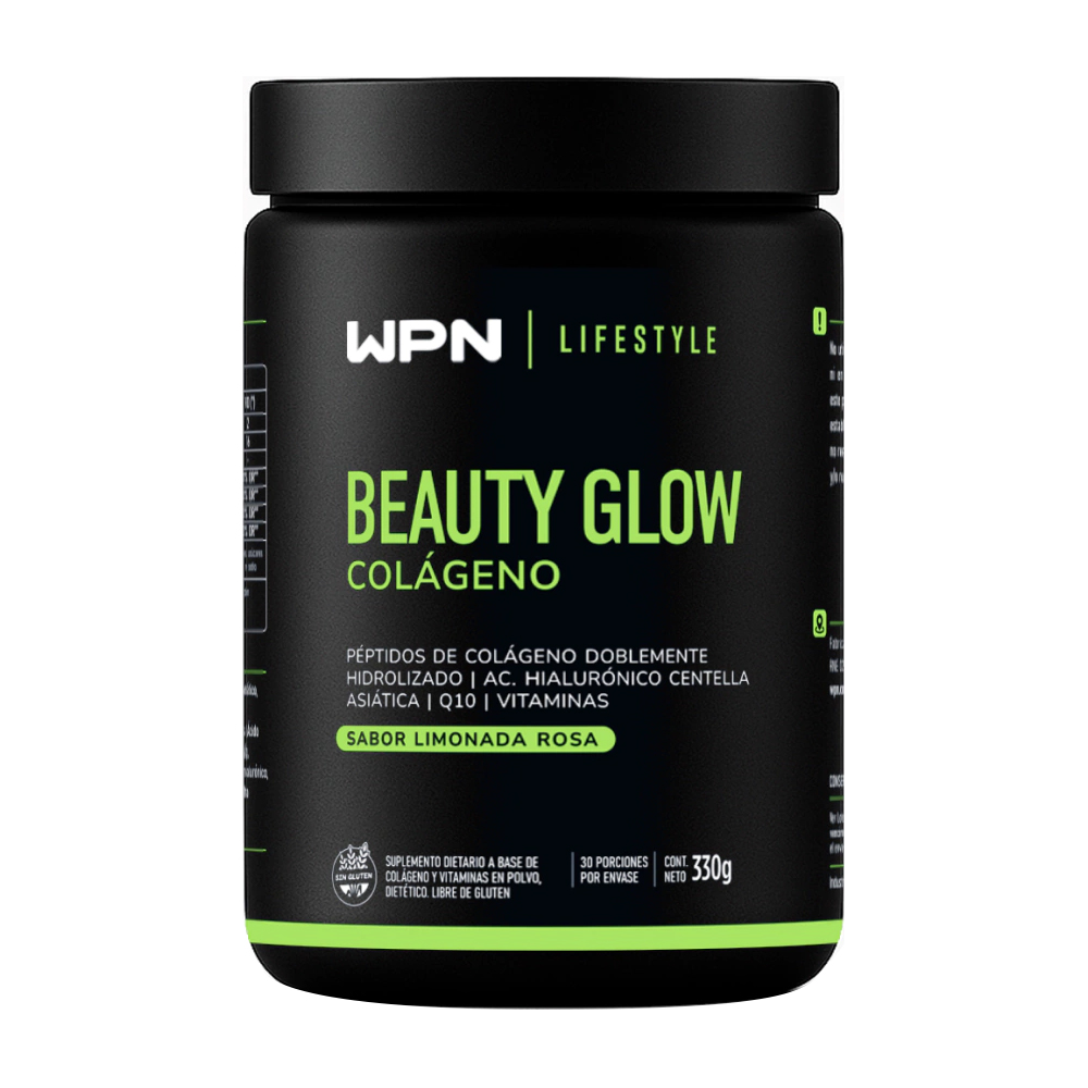 BEAUTY GLOW COLÁGENO LIMÓN ROSA FRASCO X 330 G