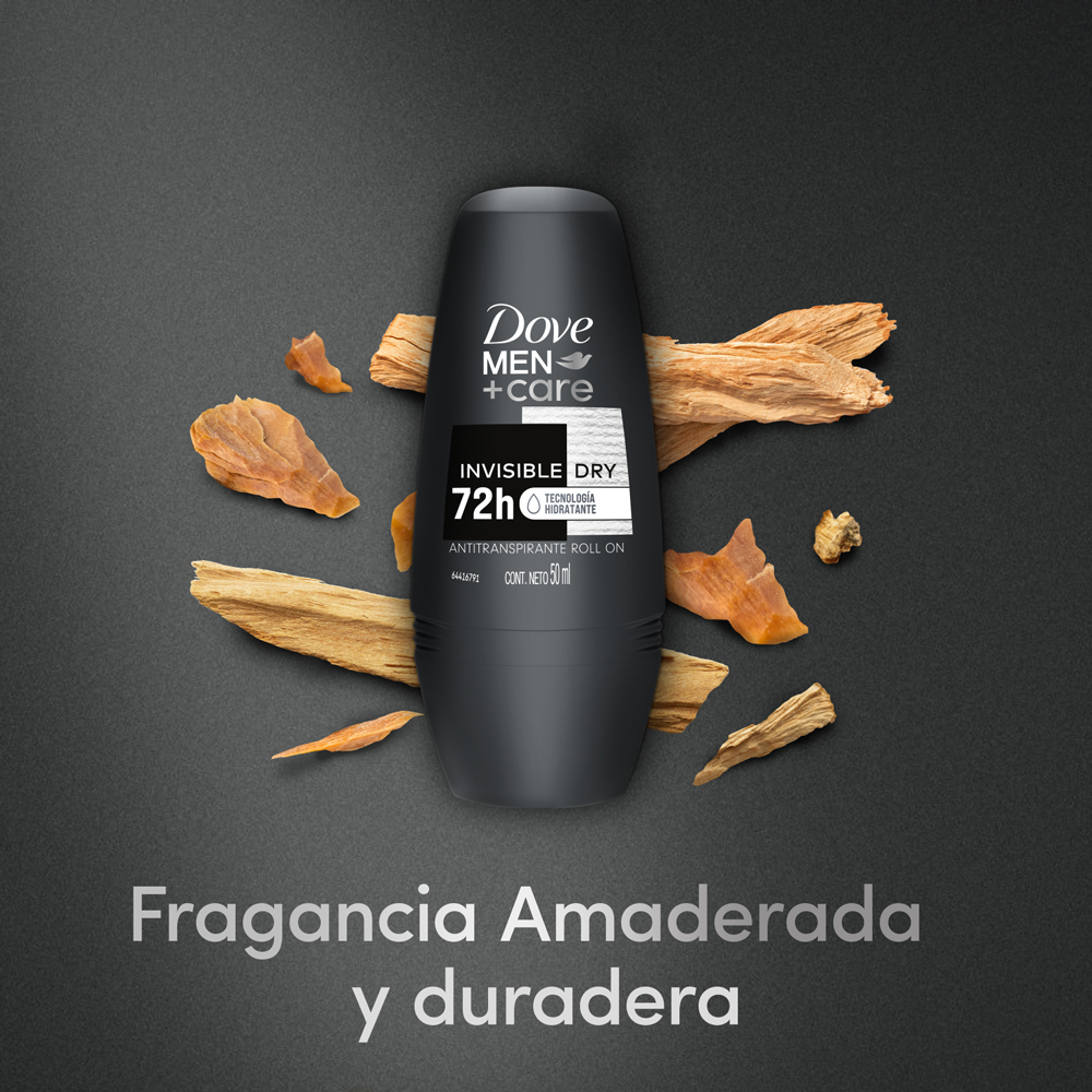 DOVE MEN CARE INVISIBLE DRY ANTITRANSPIRANTE ROLL-ON X 50 ML - Imagen 4