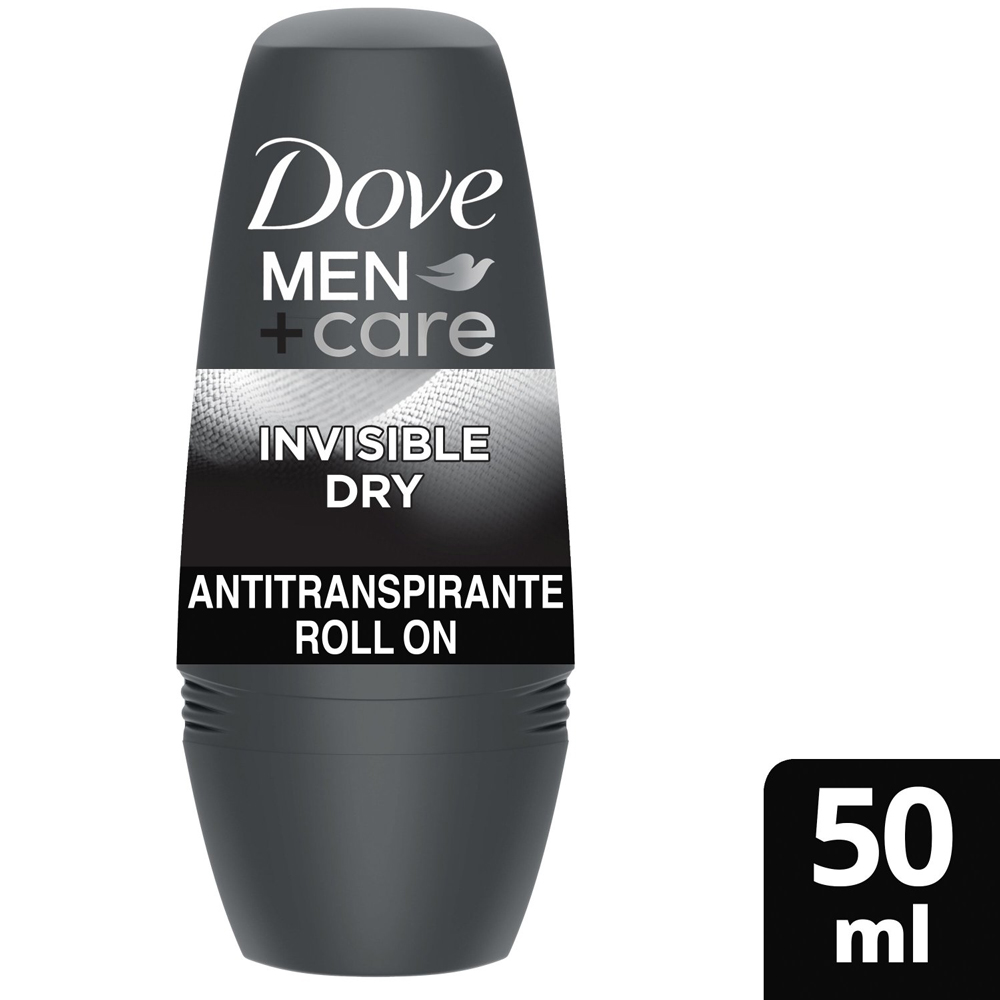 DOVE MEN CARE INVISIBLE DRY ANTITRANSPIRANTE ROLL-ON X 50 ML - Imagen 2