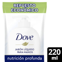 DOVE NUTRICIÓN PROFUNDA JABÓN LÍQUIDO REFILL X 220 ML - Imagen 2